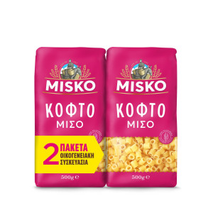 Μακαρόνι Κοφτό Μισό 2x500g