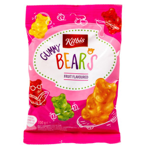 Ζελεδάκια Gummy Bears Γεύση Φρούτων 100g