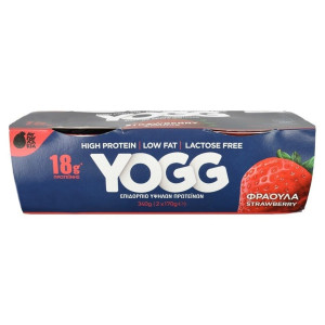 Επιδόρπιο Yogg High Protein Φράουλα 2x170g