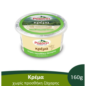Κρέμα Βανίλια Χωρίς Προσθήκη Ζάχαρης 160g