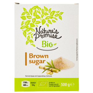 Ζάχαρη Καστανή Bio 500g