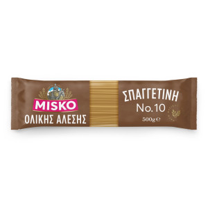 Μακαρόνια Σπαγγετίνη Ολικής Άλεσης Νο10 500g