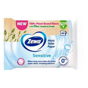 Υγρά Μαντηλάκια Τουαλέτας Sensitive 42 Τεμάχια 184g