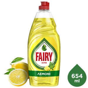 Υγρό Πιάτων Ultra Λεμόνι 654ml
