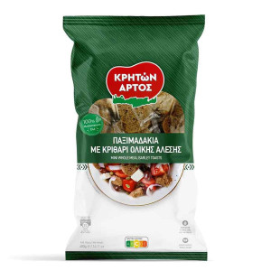 Παξιμαδάκια με Κριθάρι Ολικής Άλεσης 400g