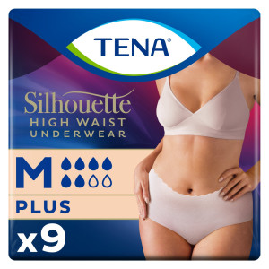 Εσώρουχα Ακράτειας Silhouette Plus Creme Medium 9 Τεμάχια