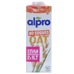 Ρόφημα Βρώμης Χωρίς Ζάχαρη 2x1lt