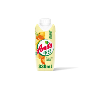 Φρουτοποτό Energy Free Πορτοκάλι Καρότο Λεμόνι 330ml