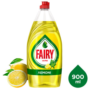 Υγρό Απορρυπαντικό Πιάτων Ultra Λεμόνι 900ml