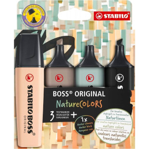 Σετ Μαρκαδόροι Υπογράμμισης Boss Nature 4 Τεμάχια