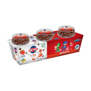 Επιδόρπιο Γιαουρτιού PJ Masks Φράουλα Σοκομπιλάκια 3x150g