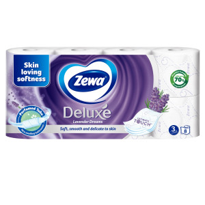 Χαρτί Υγείας Deluxe Lavender 3 Φύλλα 8 Τεμάχια