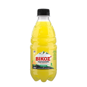 Πορτοκαλάδα Στέβια με Ανθρακικό Φιάλη 330ml