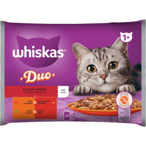 Γατοτροφή Duo Ποικιλία Κρεάτων σε Ζελέ 4x85g