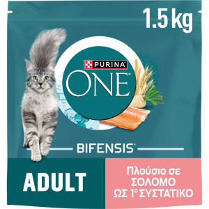 Γατοτροφή Adult Σολομός & Δημητριακά 1.5Κg
