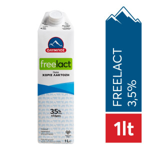 Γάλα Χωρίς Λακτόζη Freelact 3.5% Λιπαρά 1lt