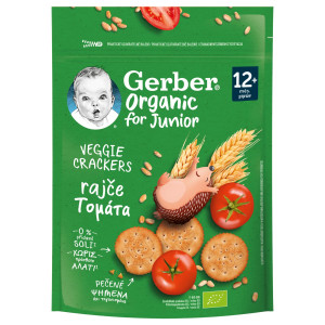 Κράκερ Δημητριακών Gerber Bio Τομάτα 100g
