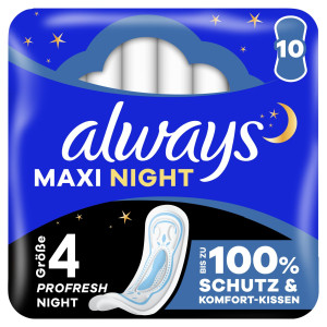 Σερβιέτες Maxi Secure Night 10 Τεμάχια