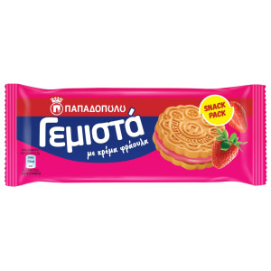 Μπισκότα Γεμιστά Φράουλα 58g