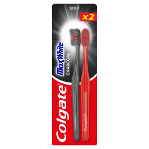 Οδοντόβουρτσα Max White Charcoal 2 Τεμάχια