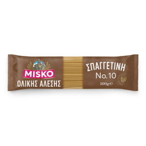 Μακαρόνια Σπαγγετίνη Ολικής Άλεσης Νο10 500g