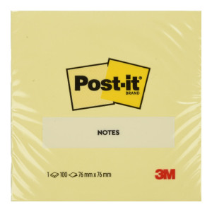 Αυτοκόλλητα Post it 76x76mm 100 Φύλλα 1 Τεμάχιο