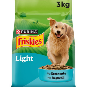 Σκυλοτροφή Light Κοτόπουλο και Πρόσθετα Λαχανικά 3kg