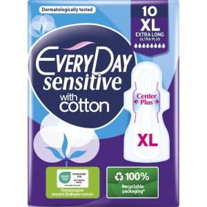 Σερβιέτες Sensitive Ultra Plus Extra Long 10 Τεμάχια