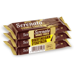 Γκοφρέτες Double Choco 3x48g
