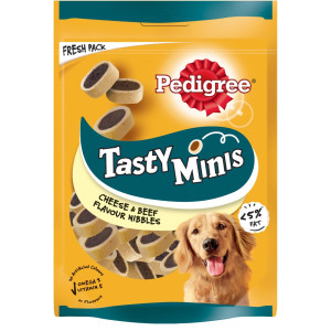Σνακ Σκύλων Tasty Minis Μοσχάρι Τυρί 140g