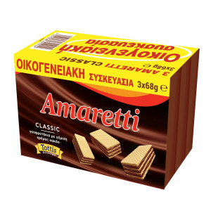 Γκοφρέτες Κρέμα Κακάο 3x68g