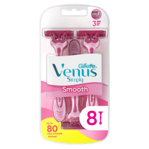 Ξυραφάκια Simply Venus 3 Λεπίδες 8 Τεμάχια