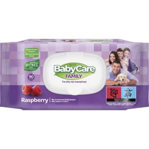 Μωρομάντηλα For All Rasberry 90 Τεμάχια
