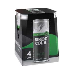 Αναψυκτικό Cola Στέβια Κουτί 4x330ml