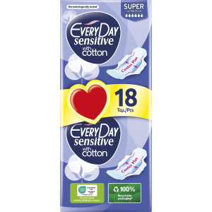 Σερβιέτες Sensitive Super Ultra Plus 18 Τεμάχια