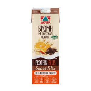 Ρόφημα Βρώμης Protein Plus Πορτοκάλι Κακάο 1lt
