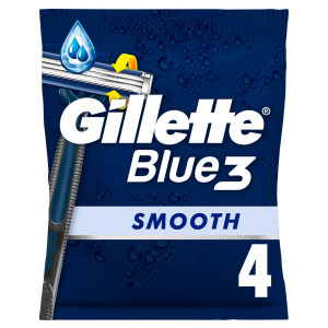 Ξυραφάκια Blue 3 Smooth 4 Τεμάχια