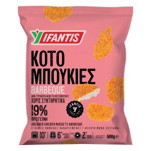 Κοτομπουκιές BBQ Προψημένες Κατεψυγμένες 500g