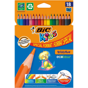 Ξυλομπογιές Kids Evolution 18 Τεμάχια