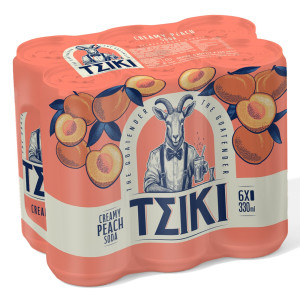 Σόδα Ροδάκινο Κουτί 6x330ml