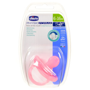 Πιπίλα PhysioForma Soft Ροζ 6-16m 1 Τεμάχιο