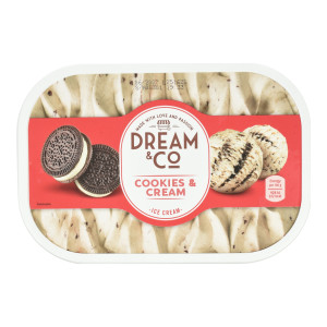Παγωτό Cookies Cream 500g
