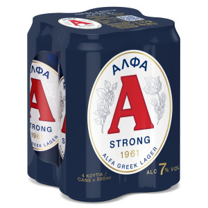 Μπύρα Strong Lager Κουτί 4x500ml