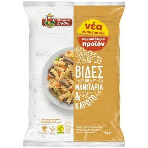 Βίδες με Μανιτάρια & Καρότο Vegan 750g