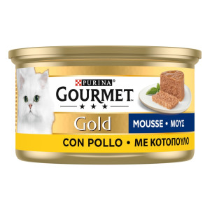 Γατοτροφή Gold Μους Κοτόπουλο 85g