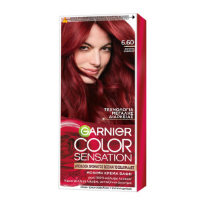 Βαφή Μαλλιών Color 6.60 Ξανθό Σκούρο Έντονο Κόκκινο
