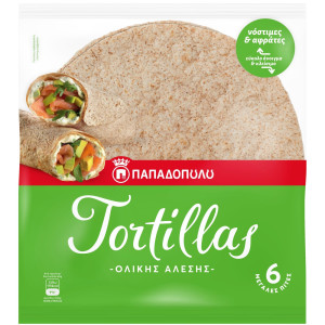 Πίτες Tortillas Ολικής Άλεσης 360g