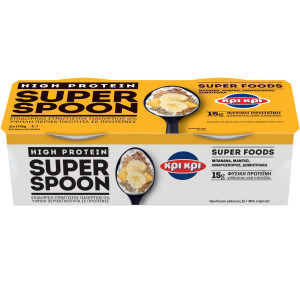 Επιδόρπιο Γιαουρτιού Super Spoon Μπανάνα Μάνγκο 2x170g
