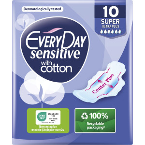 Σερβιέτες Sensitive Super Ultra Plus 10 Τεμάχια