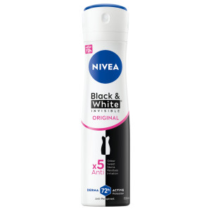 Αποσμητικό Spray Black & White Invisible 150ml